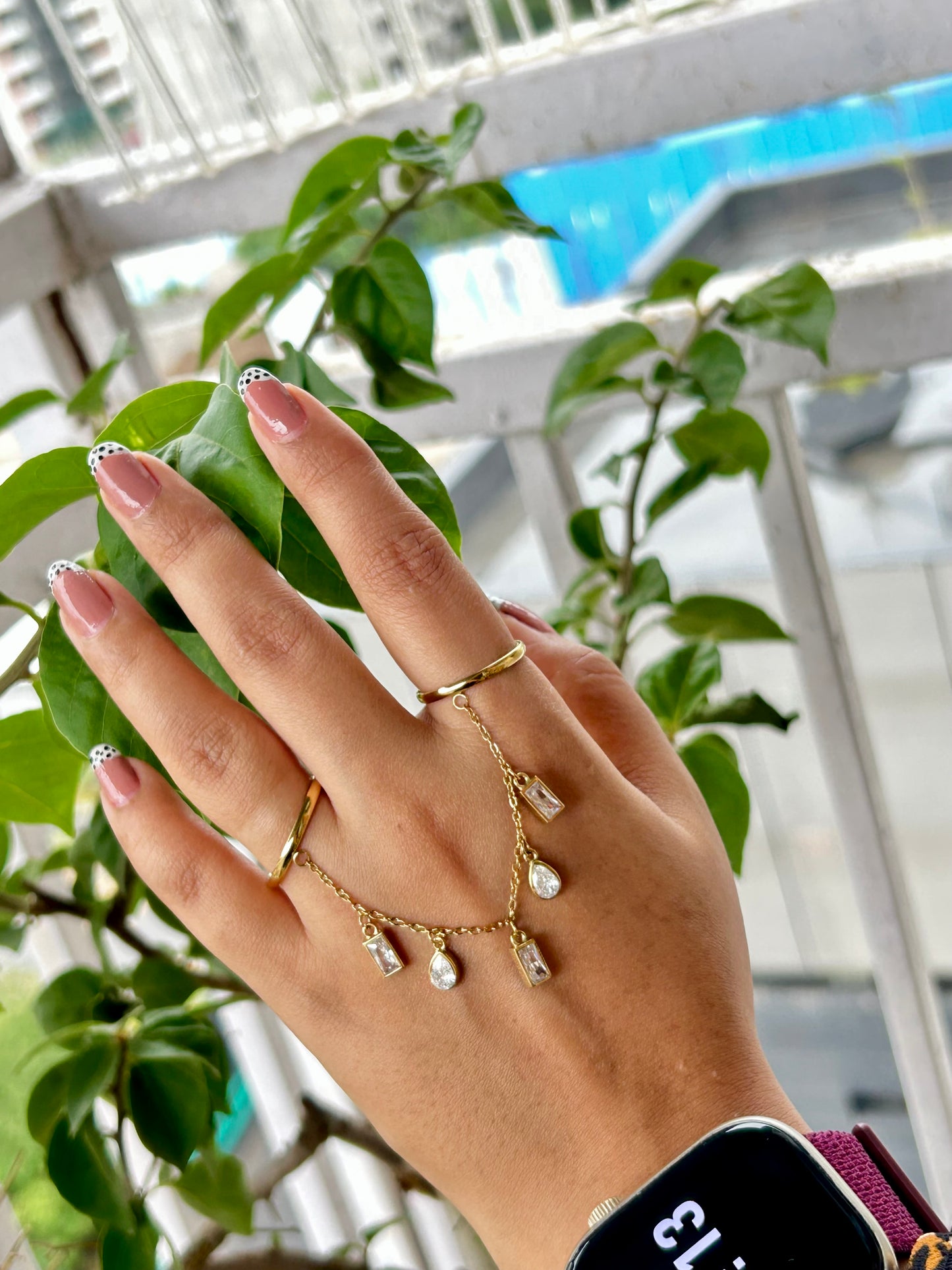 Double Ring Chain(swipe for size chart)