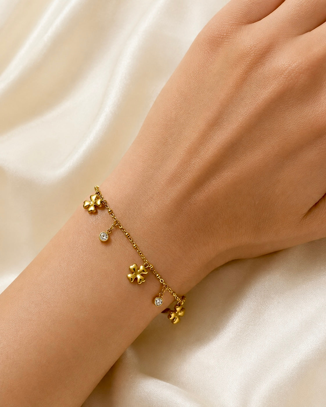 Clover Charm Bracelet