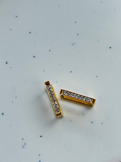 Diamond Hoop Earrings