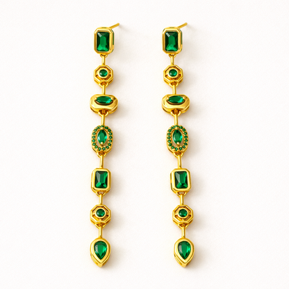 Green Envy Danglers