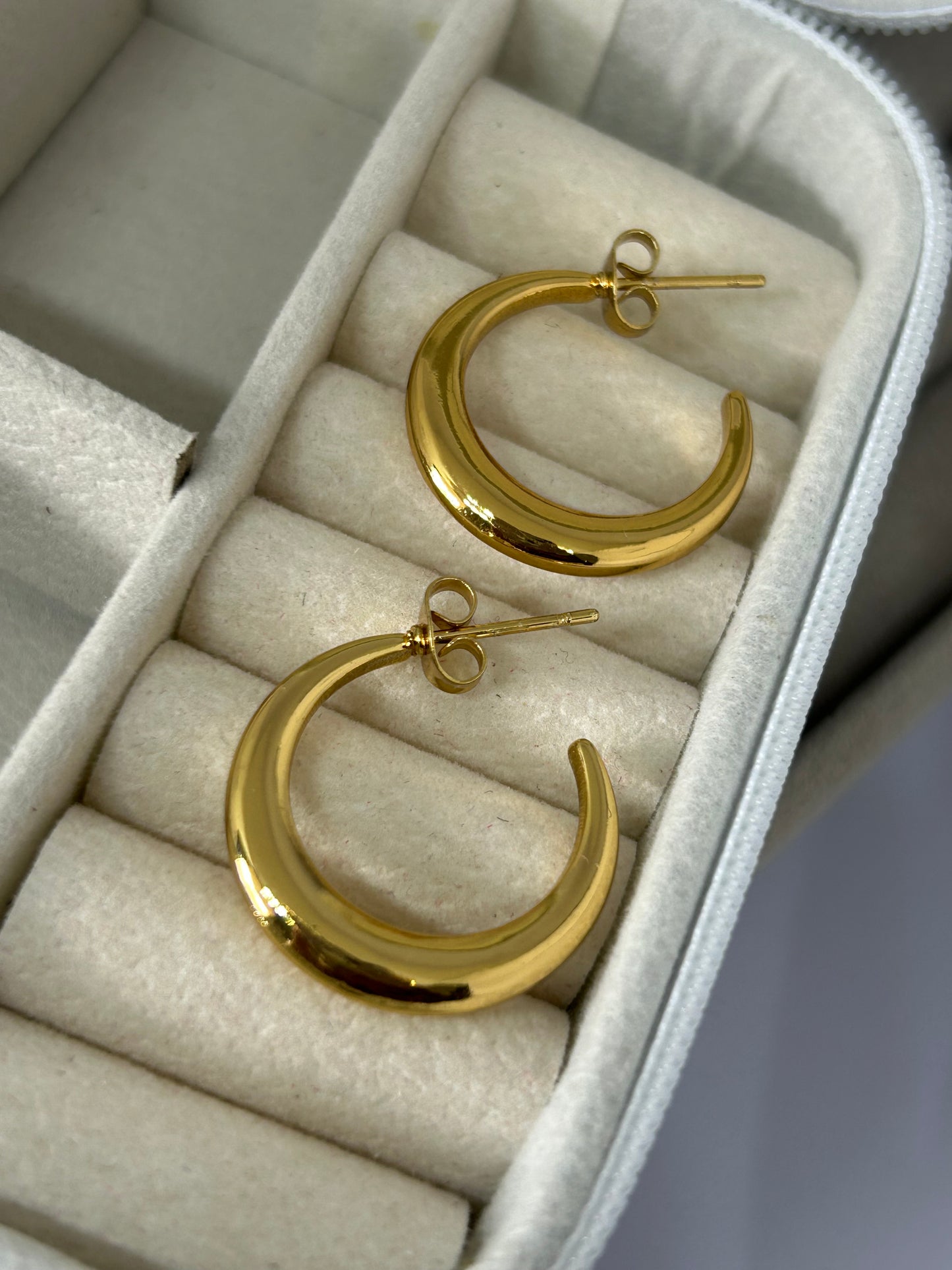 Crescent Moon Hoop