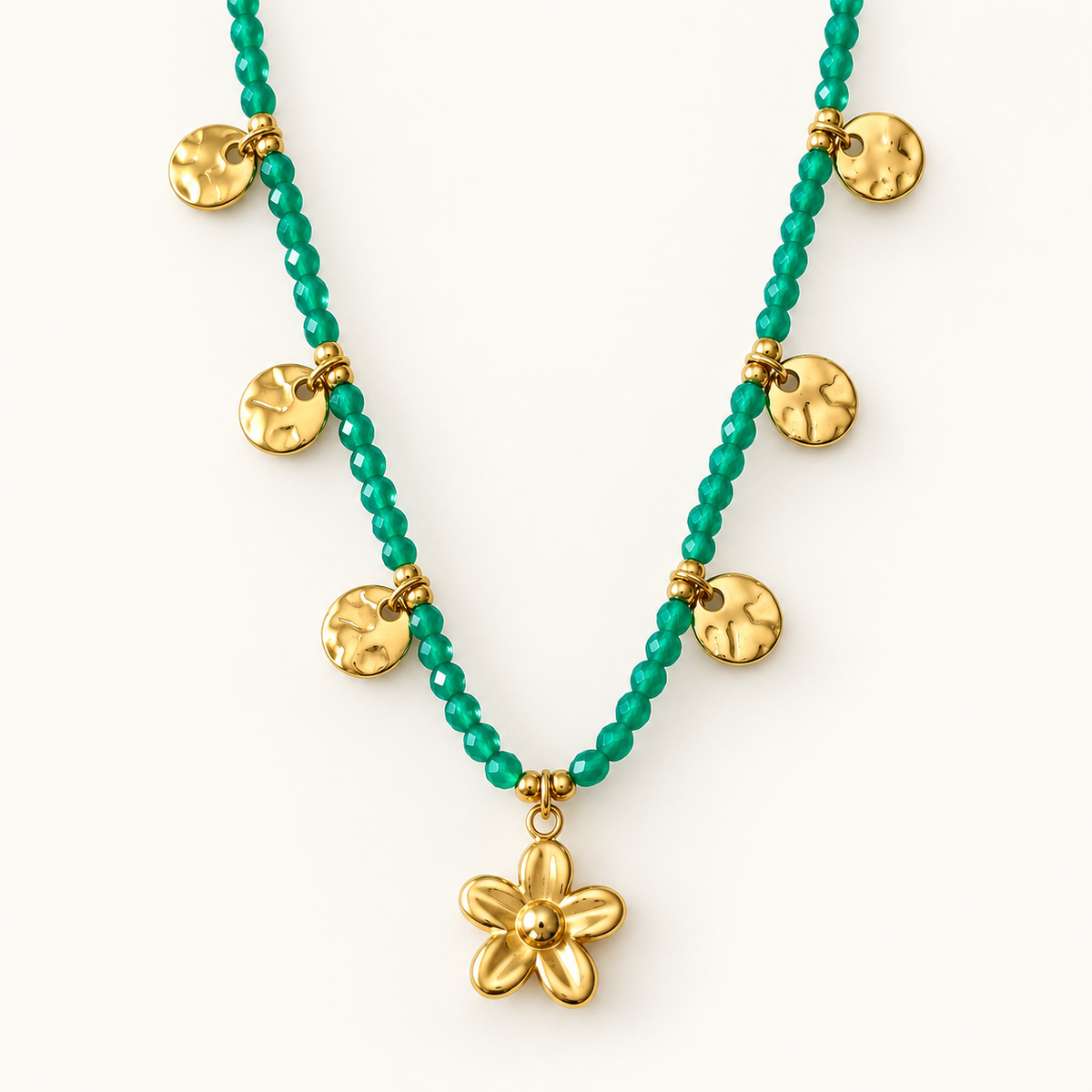 Beaded Charms Necklace