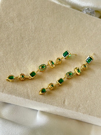 Green Envy Danglers