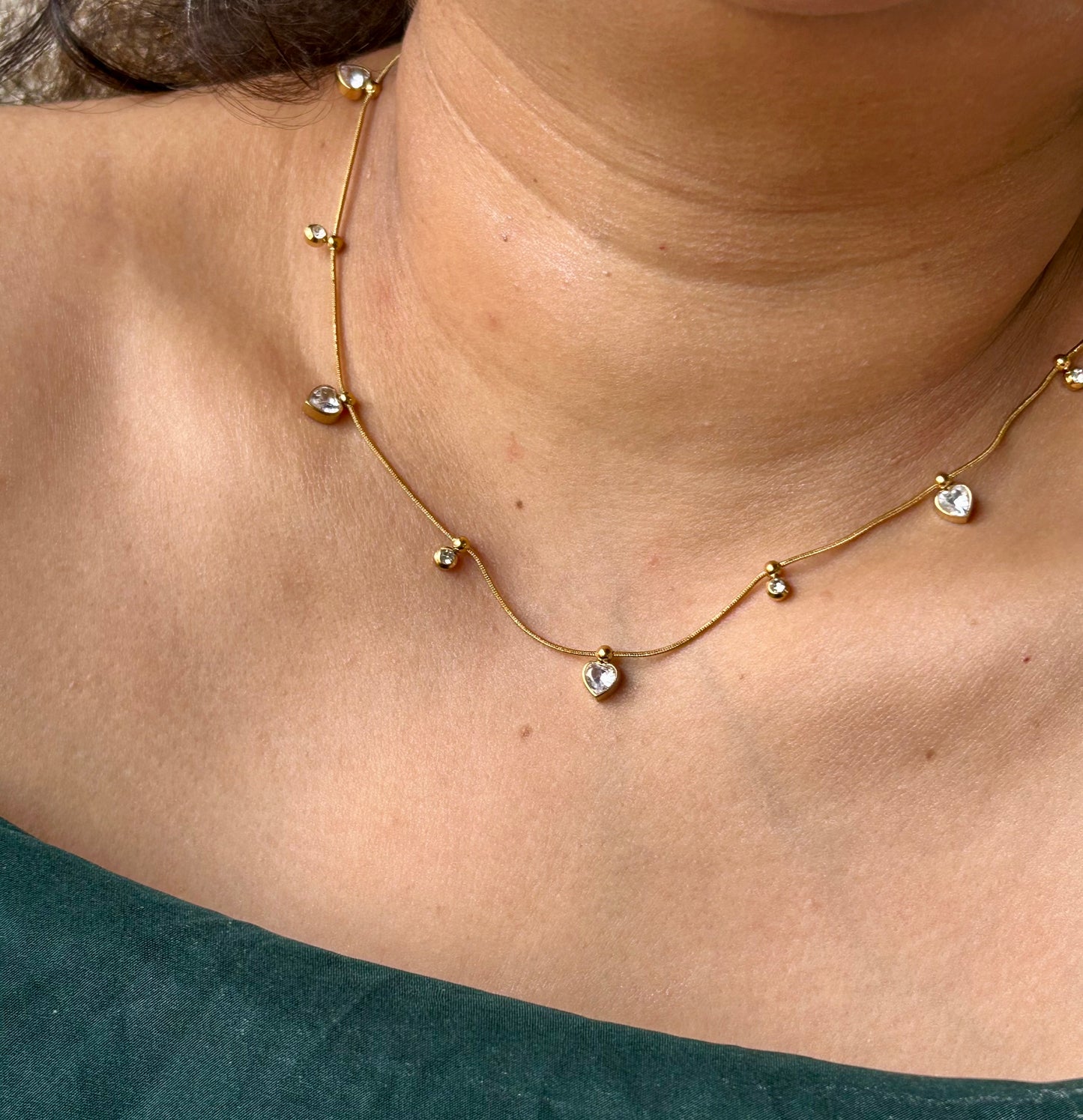 Diamonds Layered Necklace