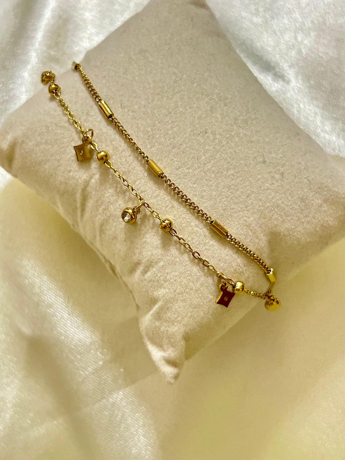 Double Layer Charms Bracelet