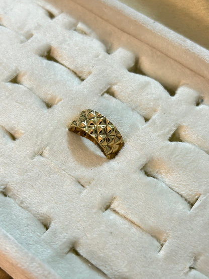 Textured Adjustable Ring