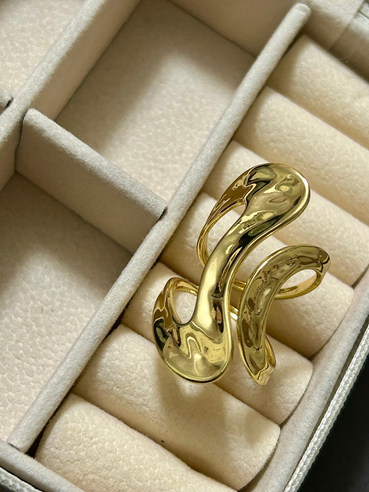 Liquid Luxe Statement Ring