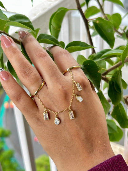 Double Ring Chain(swipe for size chart)