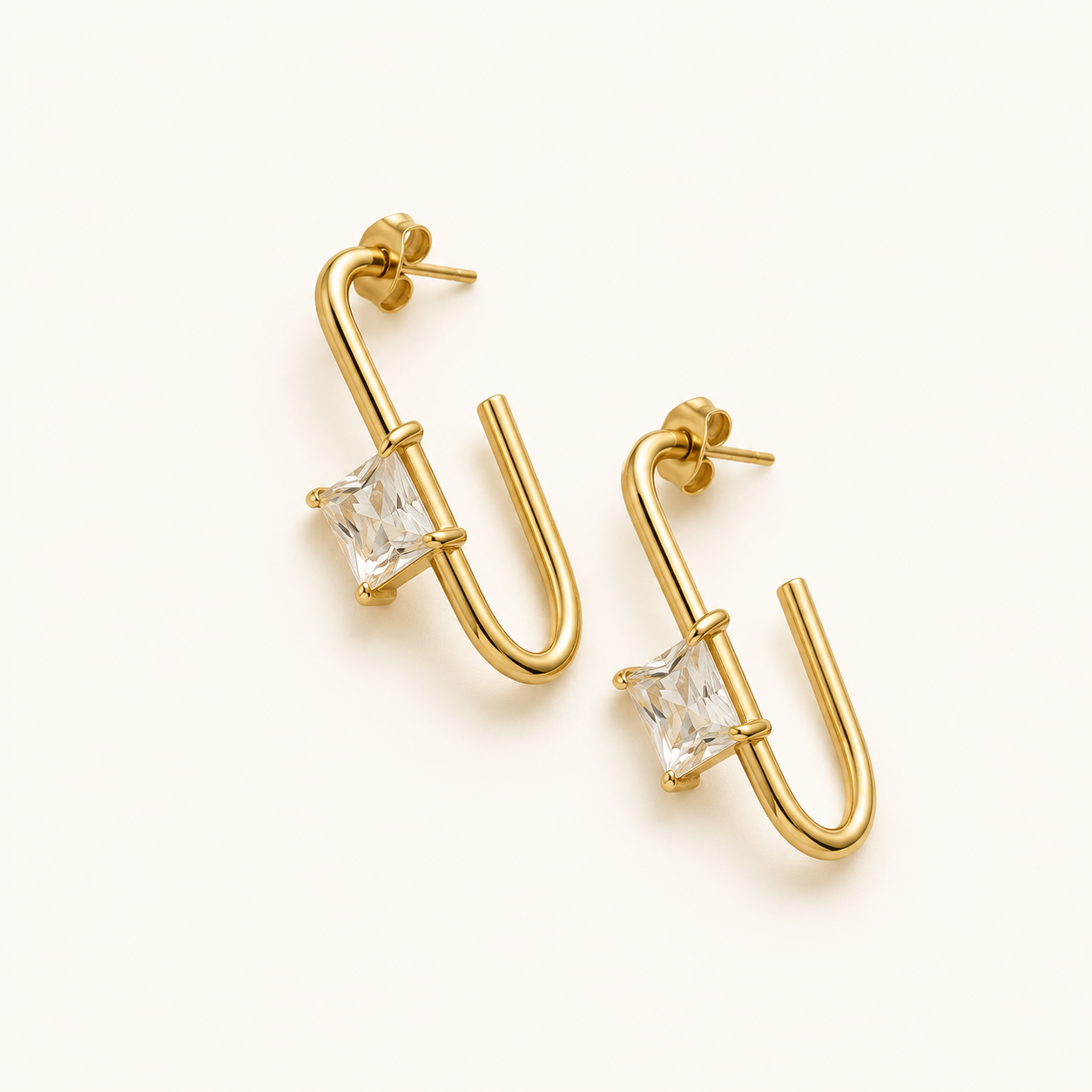 Dainty Crystal Hoop