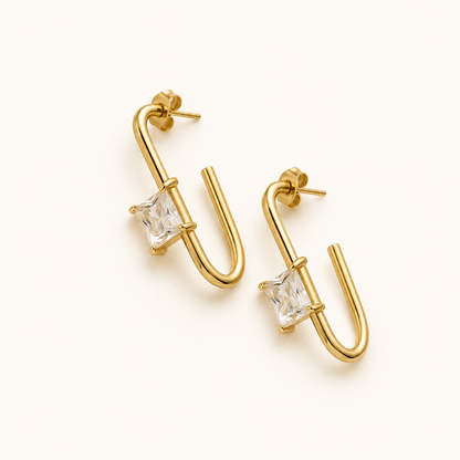 Dainty Crystal Hoop