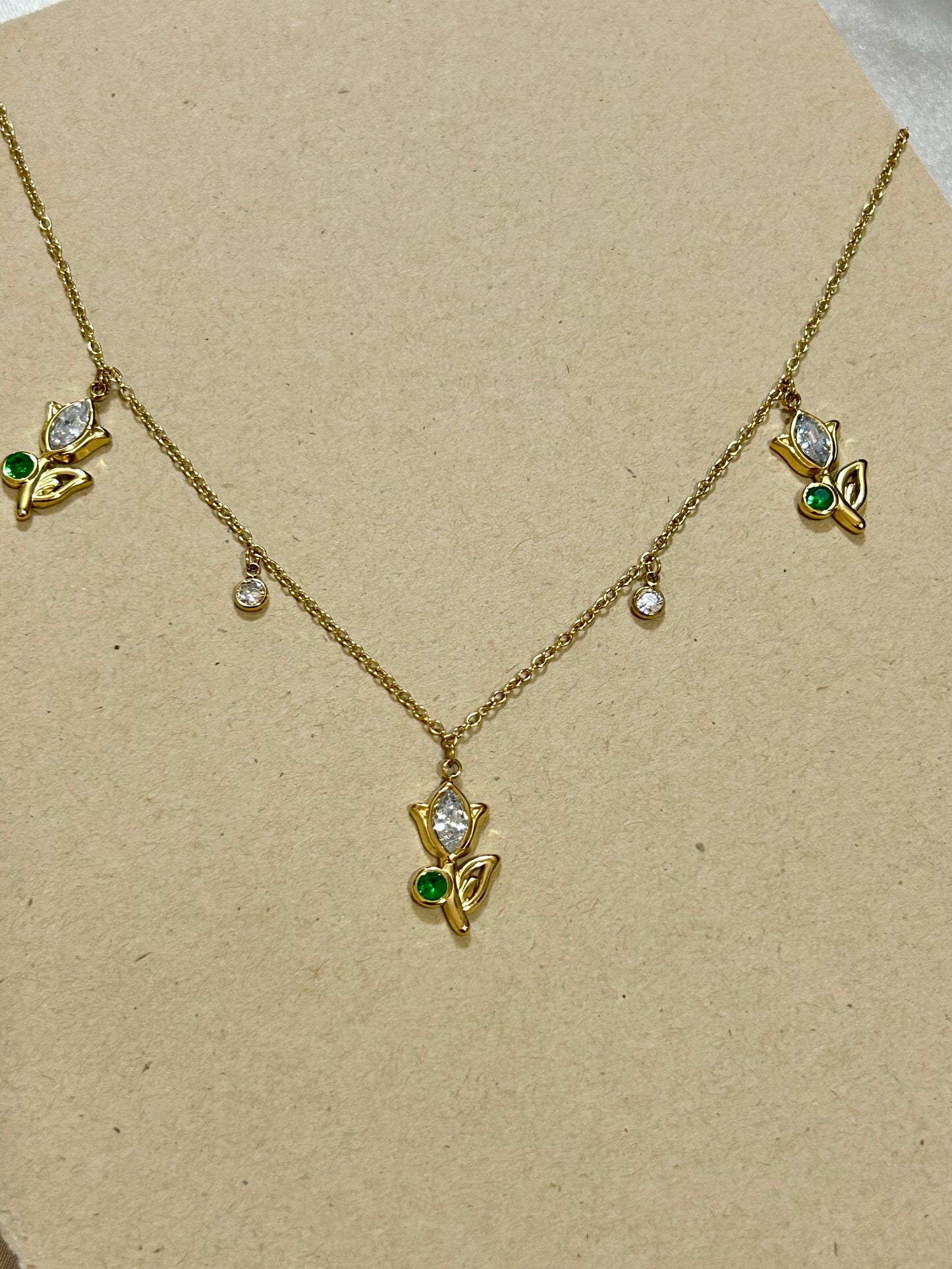 Tulip Layered Necklace