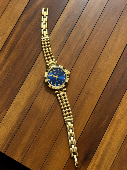 Royal Blue Beaded Watch