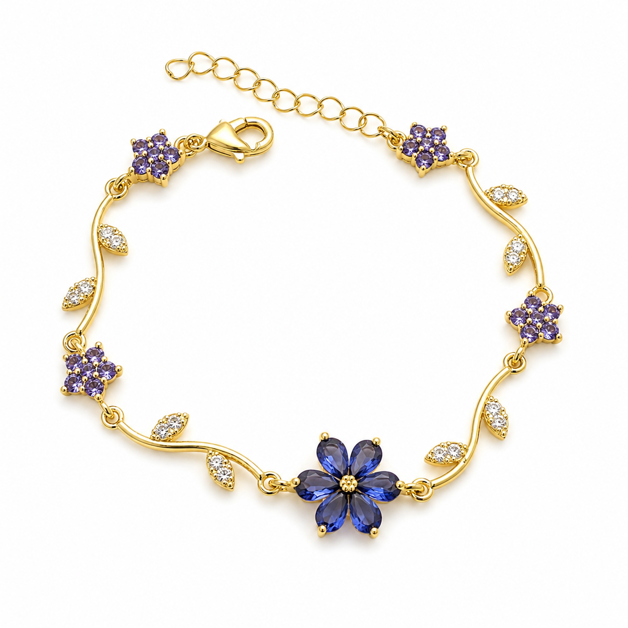 Purple Tulip Bracelet