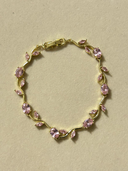 Baby Pink Tulip Bracelet