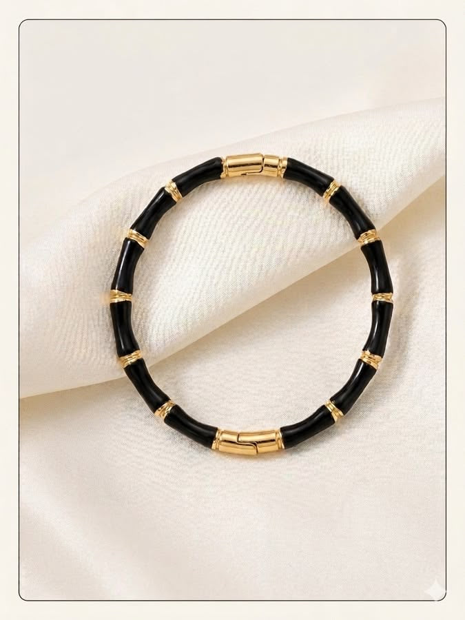 Black Bamboo Bracelet(Thin Wrist)