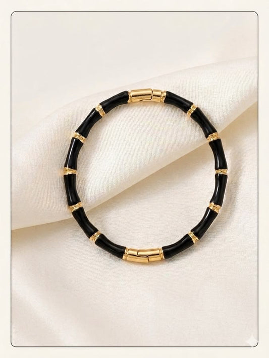 Black Bamboo Bracelet(Thin Wrist)
