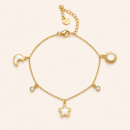 Sun & Moon Chain Bracelet