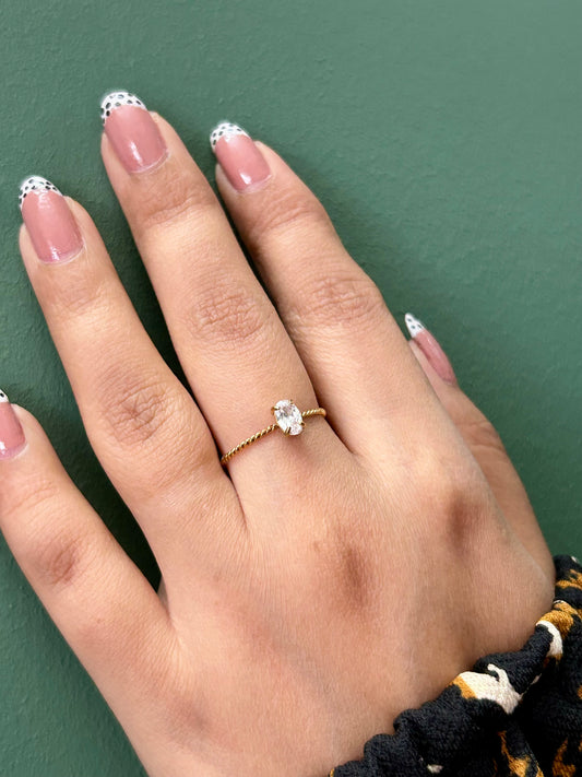 Evelyn Solitaire Ring