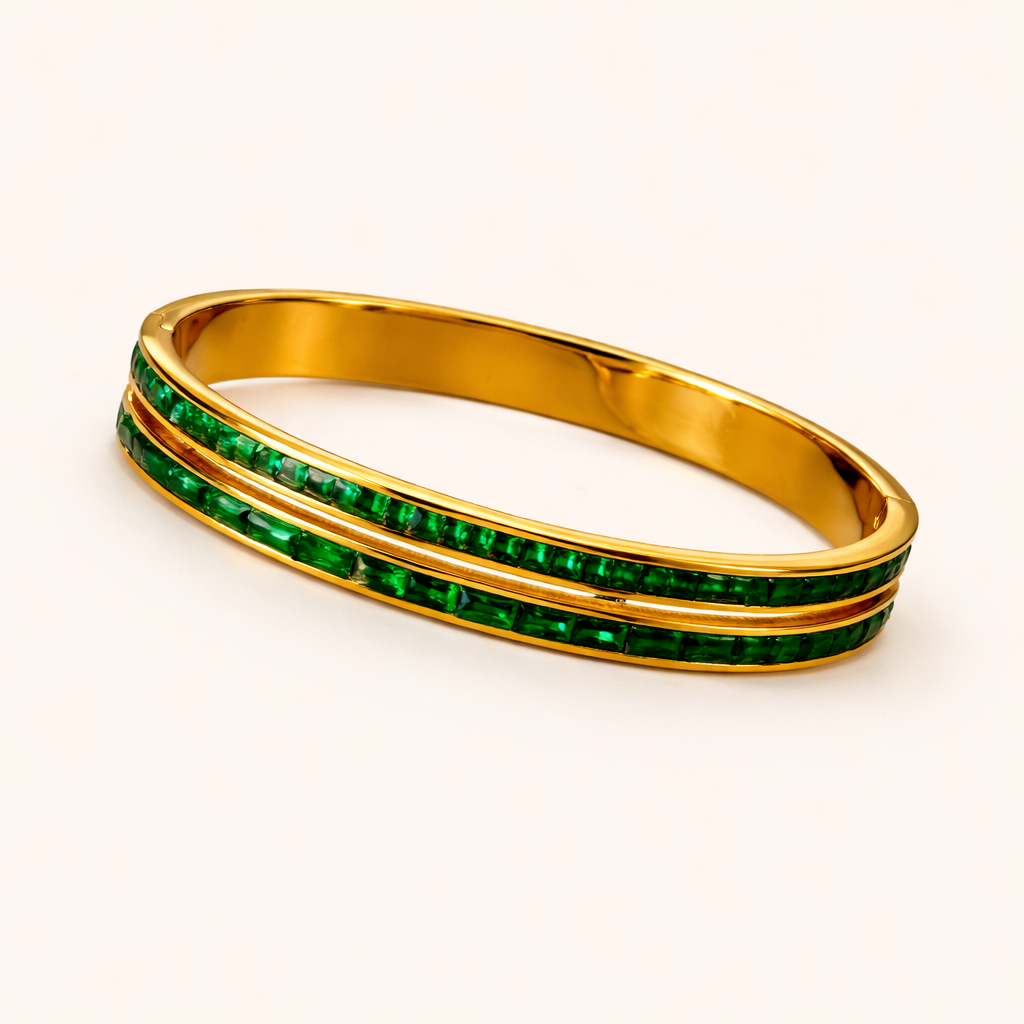 Green Stone Bracelet(Thin Wrist)