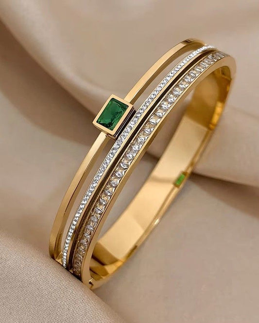 Emerald Luxe Bracelet(Thin Bracelet)