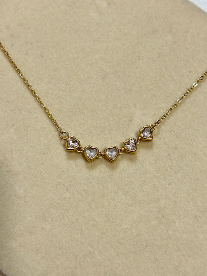 Diamonds Heart Necklace