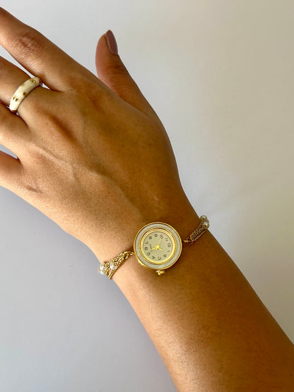 Pearl Bracelet Watch