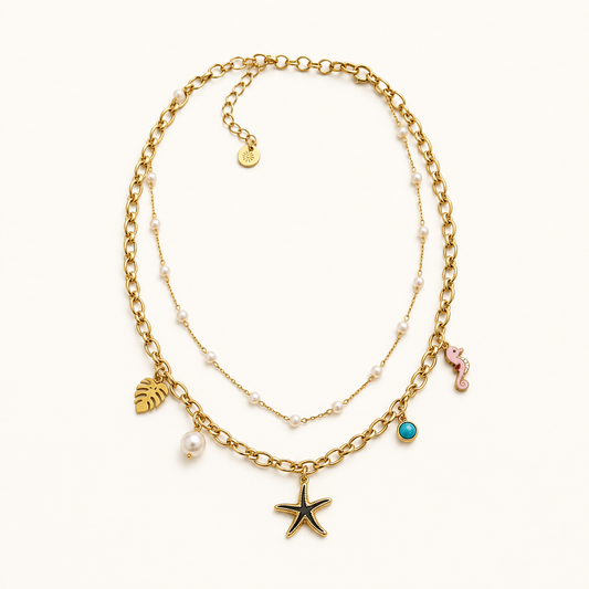 Golden Shoreline Necklace