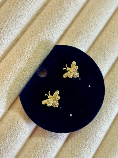 Diamonds Bees Studs