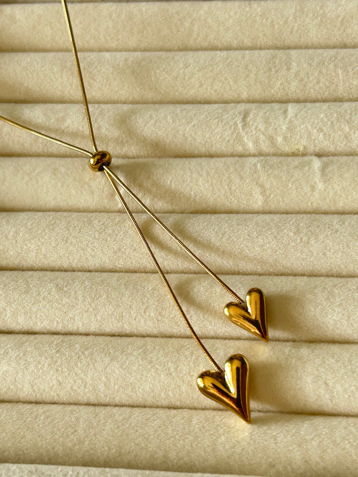 Hearts Adjustable Necklace