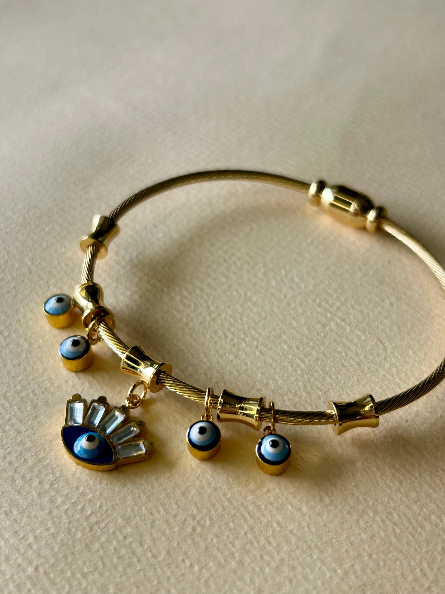 Evil Eye Luxe Charm Bracelet