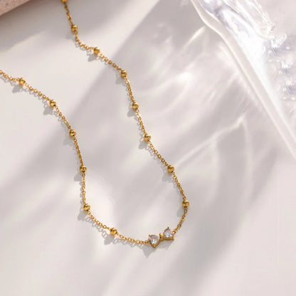 Bow Diamond Necklace