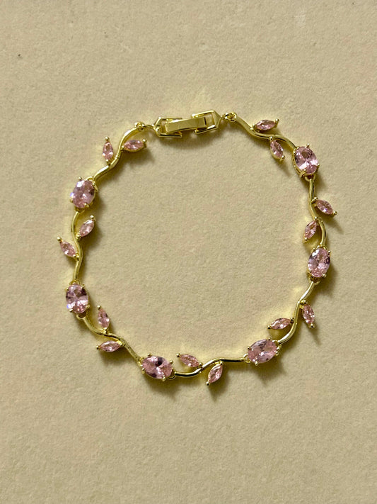 Baby Pink Tulip Bracelet