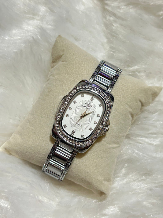 Old Money Vintage Watch(Silver Belt)