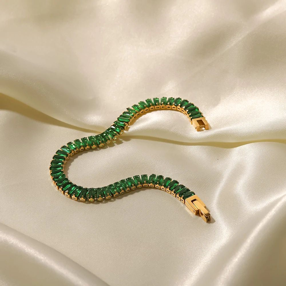 Emerald Tennis Bracelet