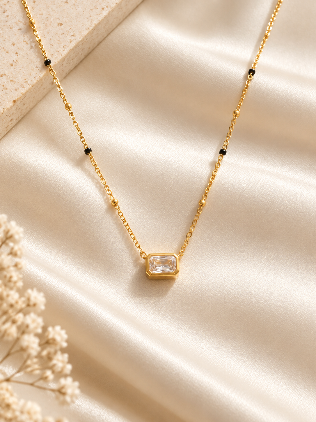 Slim Stone Necklace