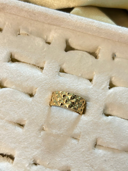 Textured Adjustable Ring