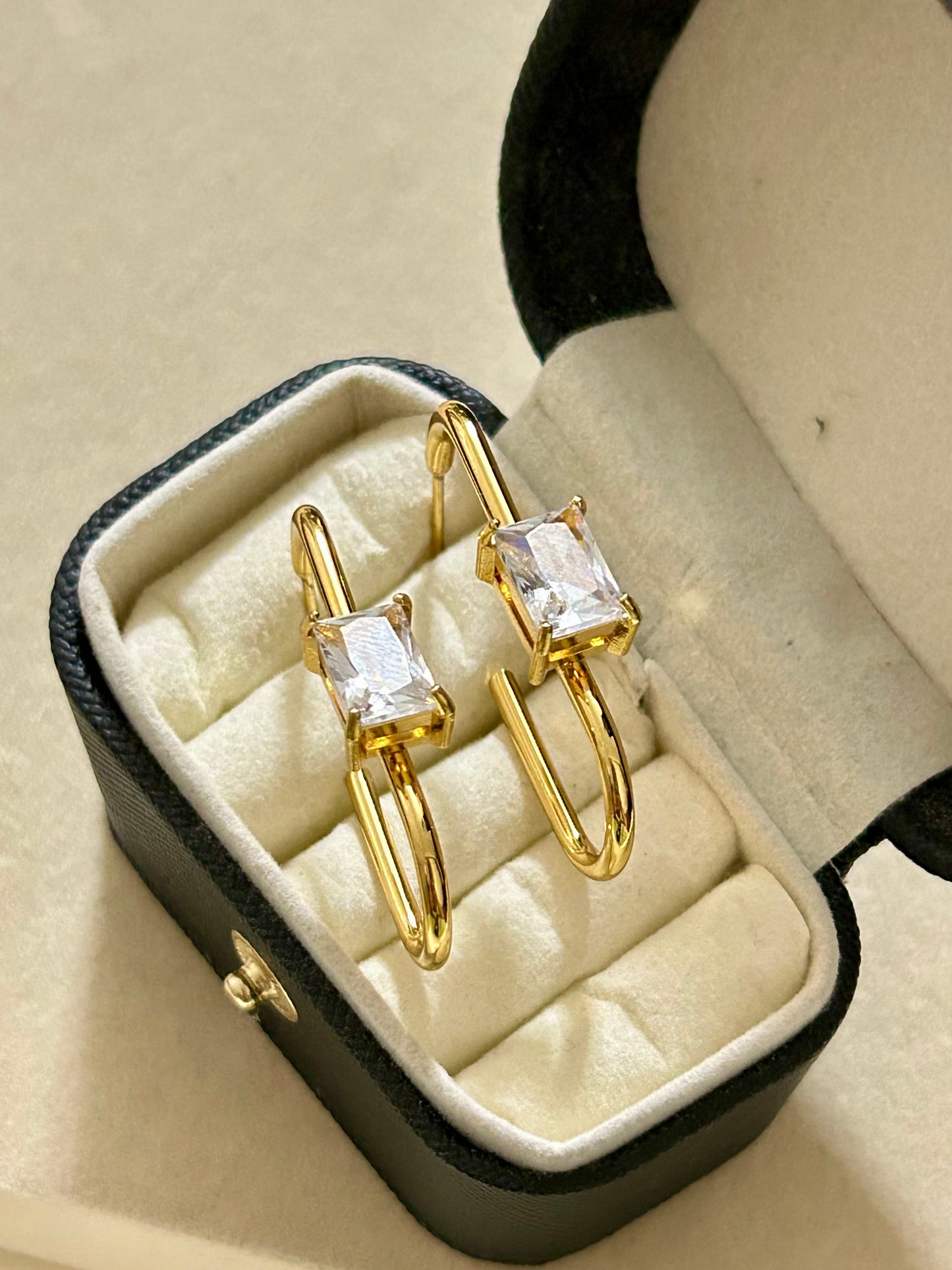 Dainty Crystal Hoop