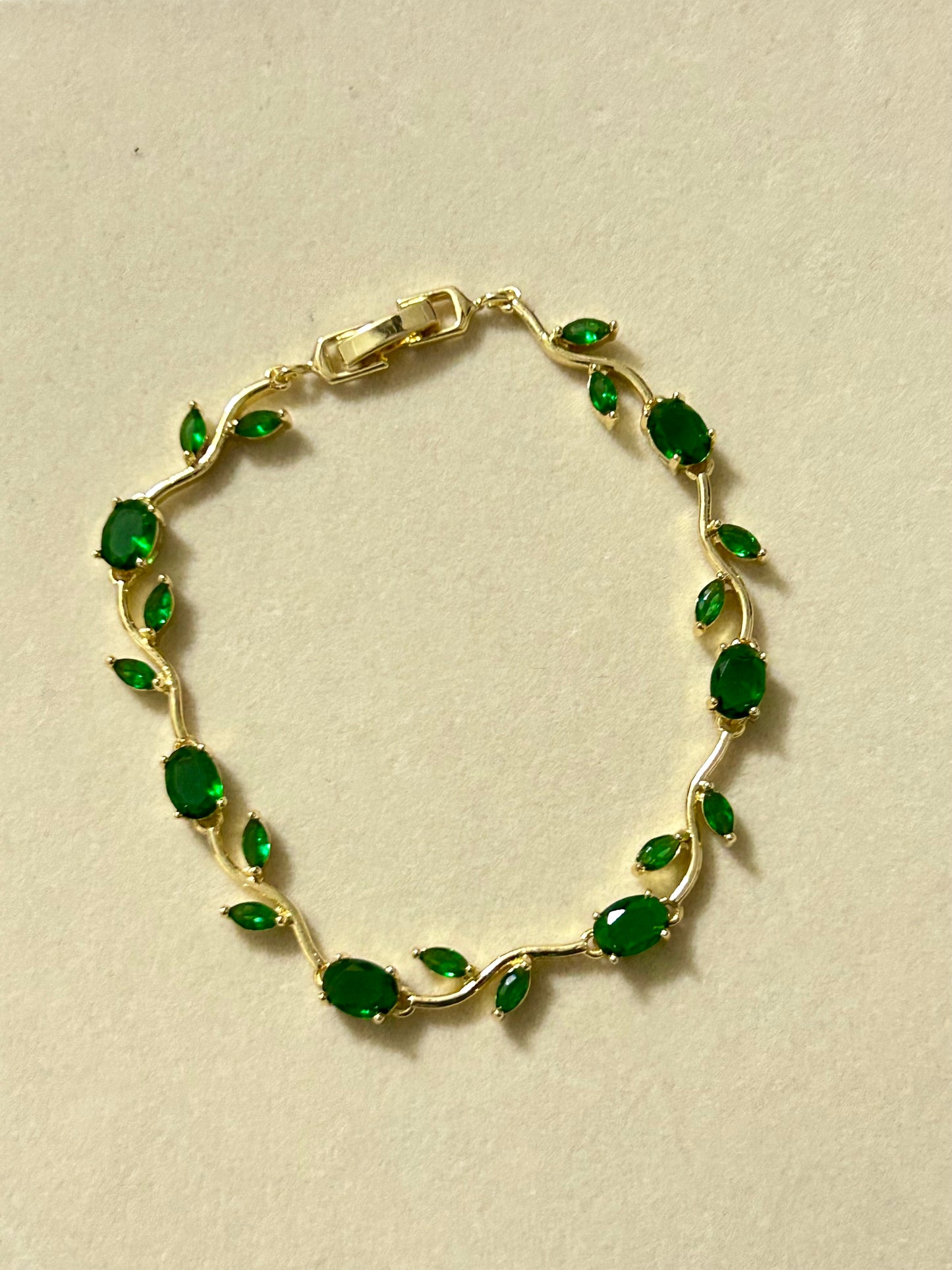 Green Tulip Bracelet