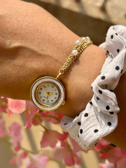 Pearl Bracelet Watch