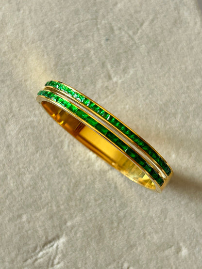 Green Stone Bracelet(Thin Wrist)