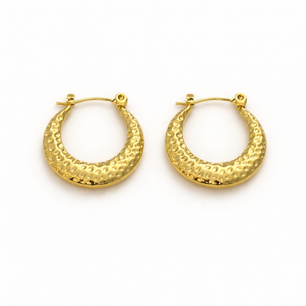 Textured Round Hoops
