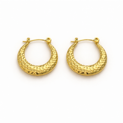 Textured Round Hoops