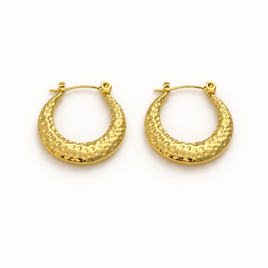 Textured Round Hoops