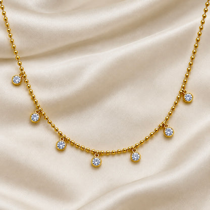 Crystal Dot Necklace