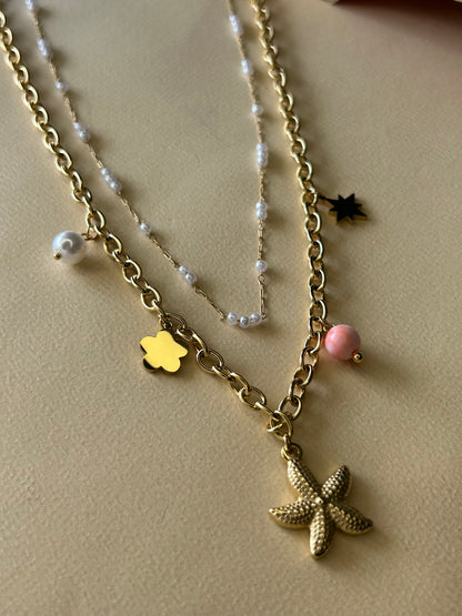 Golden Shoreline Necklace