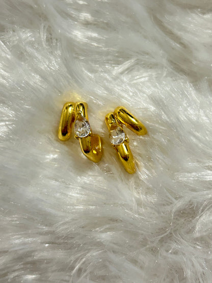 Crystal Twist Earring
