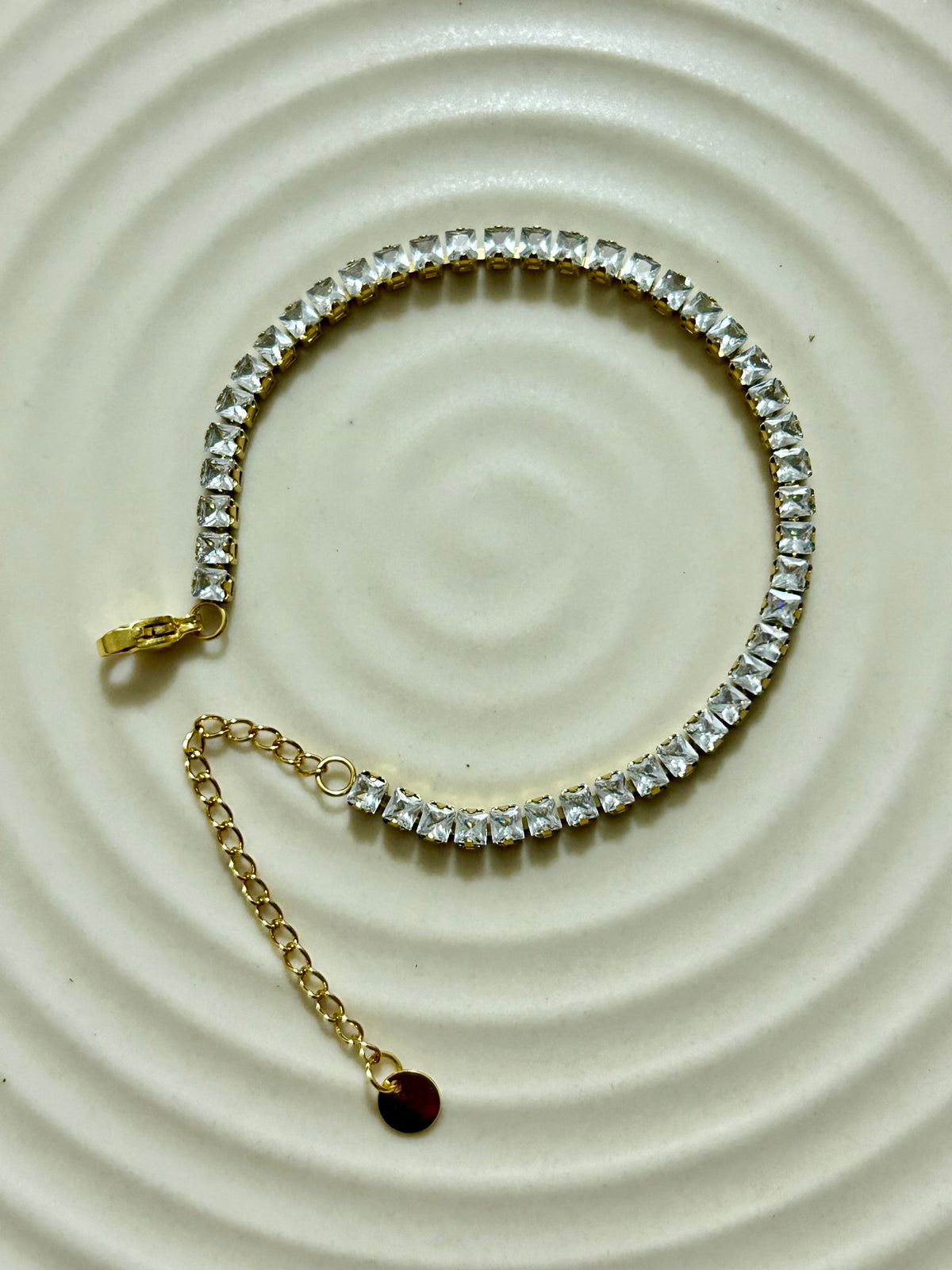 Square Tennis Bracelet