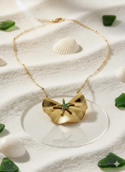 The Emerald Tide Starfish Necklace