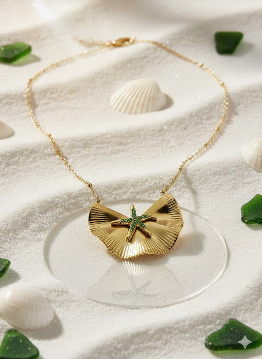 The Emerald Tide Starfish Necklace