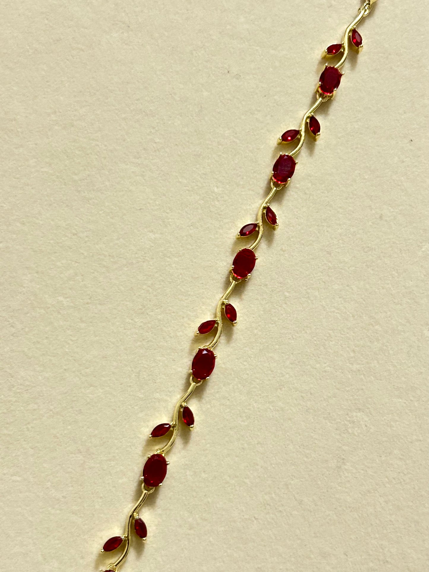 Maroon Tulip Bracelet